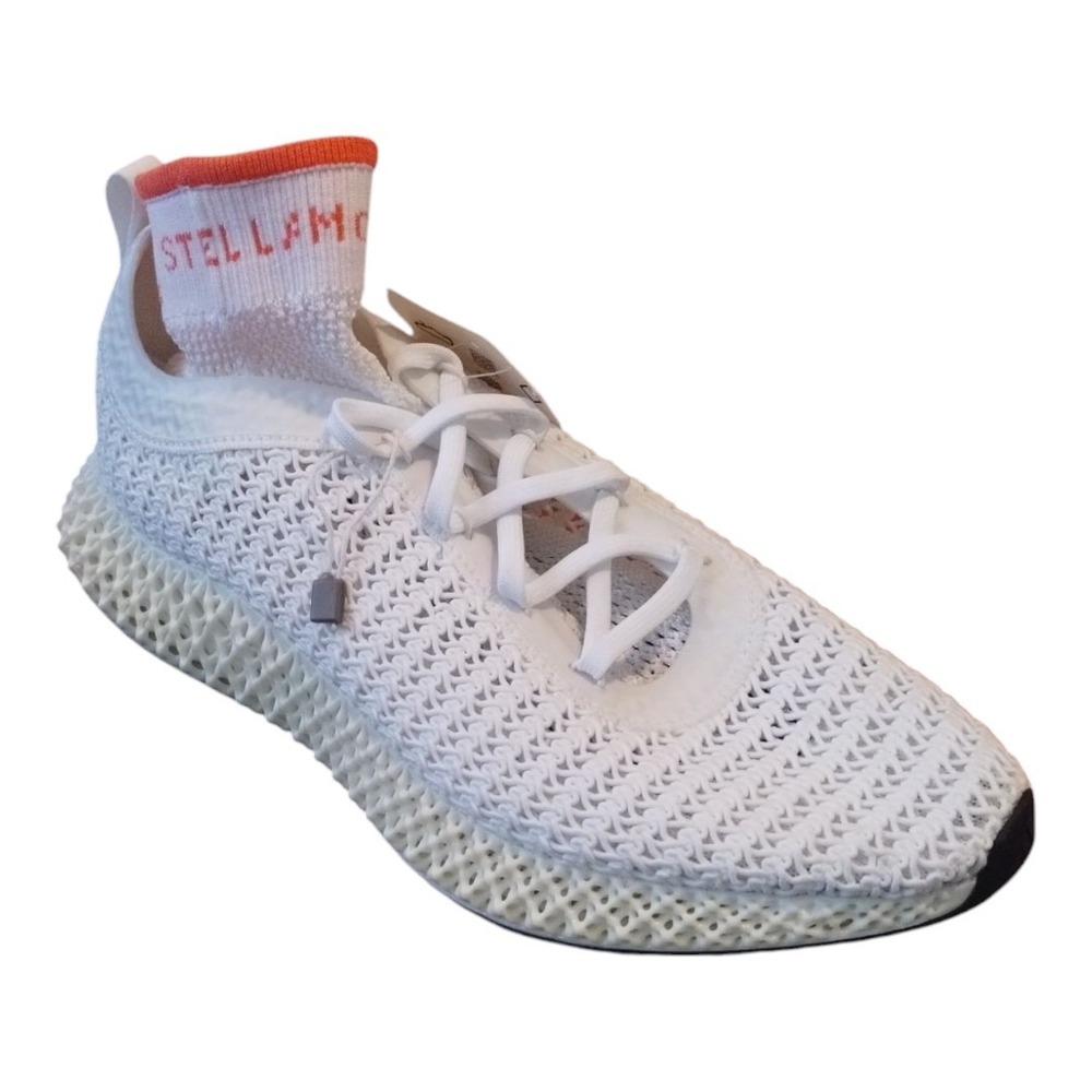 Adidas by Stella McCartney Alphaedge 4D Printed Running Sneakers White Shoes